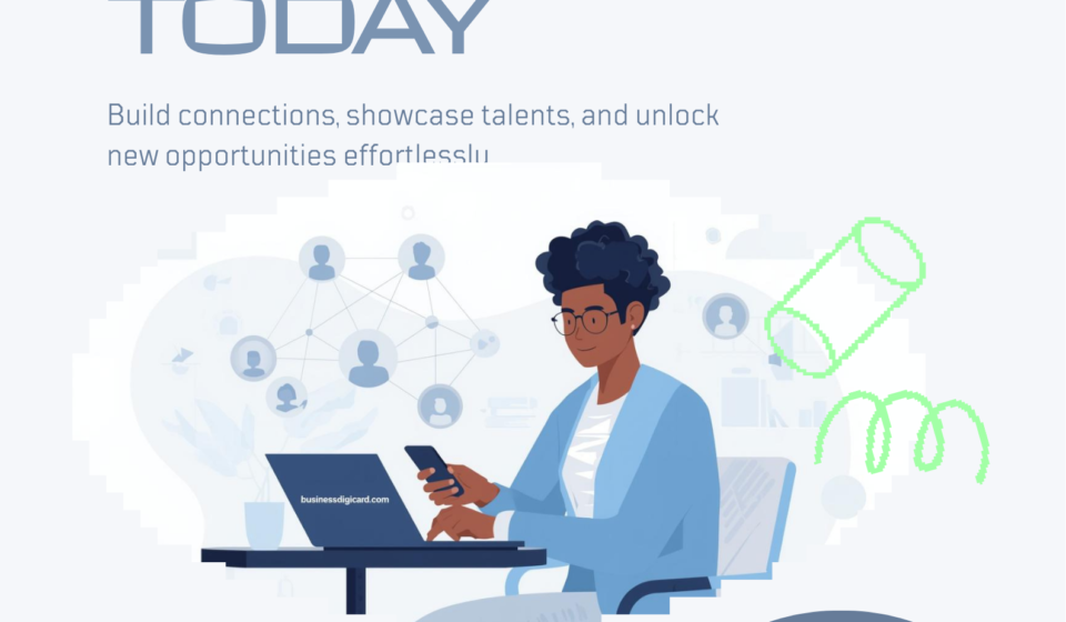 “Student building online presence using laptop and digital platforms for career growth”