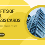 “Digital business card displayed on smartphone with QR code and modern branding elements”